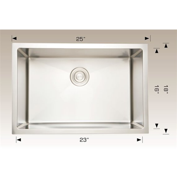 Bosco 202219 Deluxe Series Stainless Steel Kitchen Sink