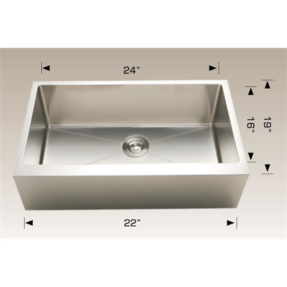 Bosco 203621 Deluxe Series Stainless Steel Kitchen Sink