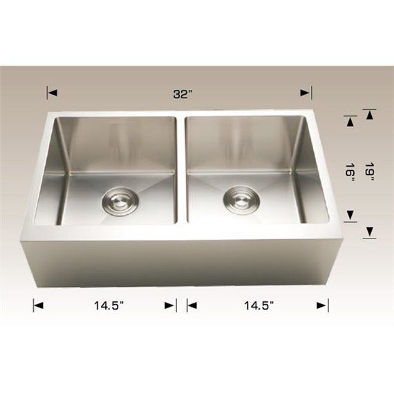 Bosco 203622 Deluxe Series Stainless Steel Kitchen Sink