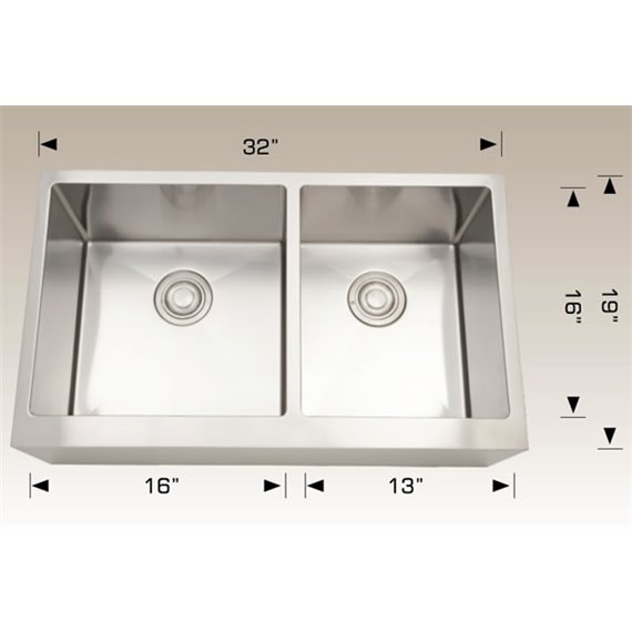 Bosco 203623 Deluxe Series Stainless Steel Kitchen Sink