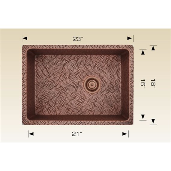 Bosco 206023 Copper Series Kitchen Sinks