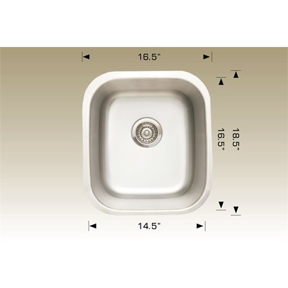 Bosco 207007 Super Series Stainless Steel Kitchen Sink