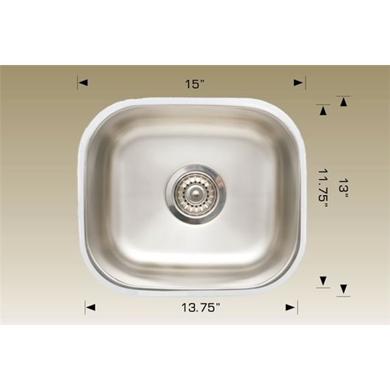 Bosco 207008 Super Series Stainless Steel Kitchen Sink