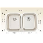 Bosco 207030 Builder Series Stainless Steel Kitchen Sink