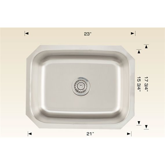 Bosco 207033 Builder Series Stainless Steel Kitchen Sink
