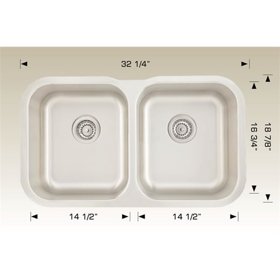 Bosco 207044 Standard Series Stainless Steel Kitchen Sink