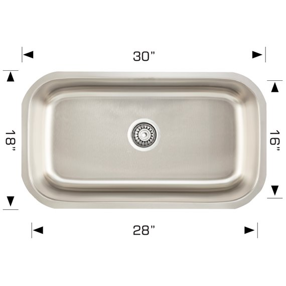 Bosco 207046 Builder Series Stainless Steel Kitchen Sink