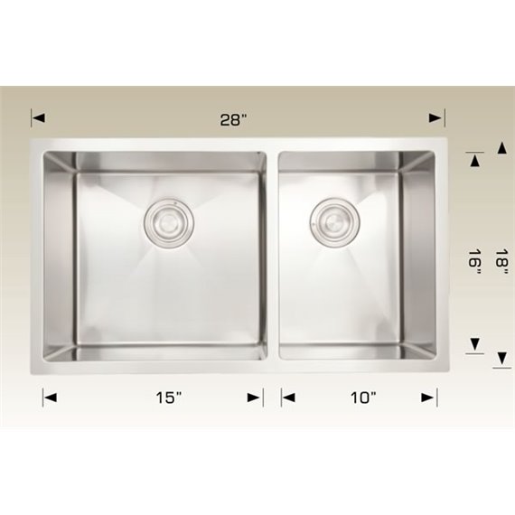 Bosco 208011 Standard Series Stainless Steel Kitchen Sink
