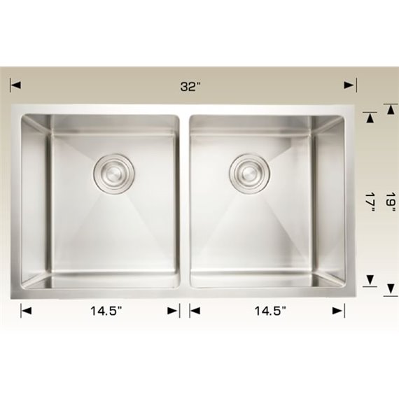 Bosco 208035 Standard Series Stainless Steel Kitchen Sink