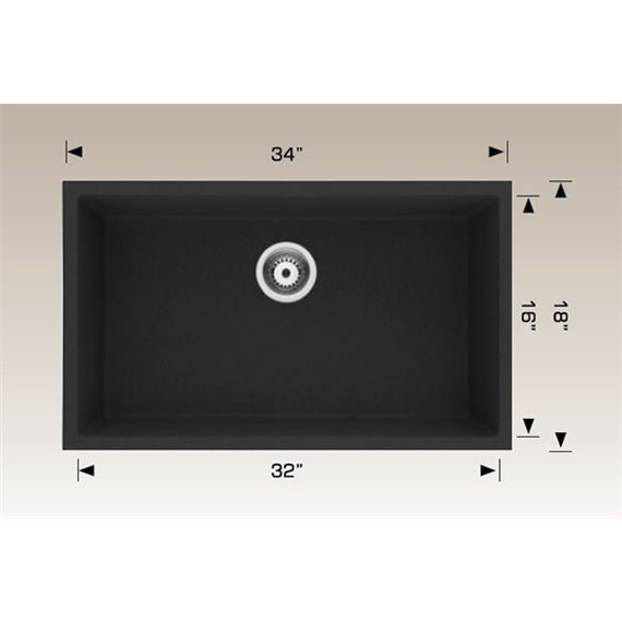 Bosco 215034 Granite Series Kitchen Sinks