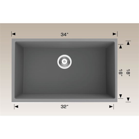 Bosco 215134 Granite Series Kitchen Sinks