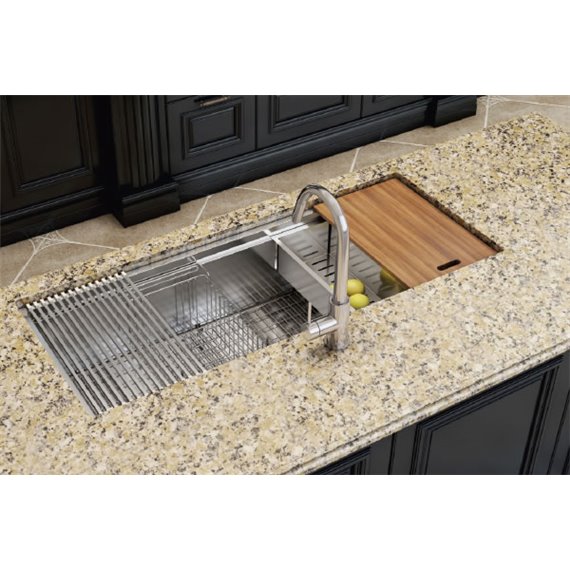 Bosco 224819 Linear Granite Series Kitchen Sink