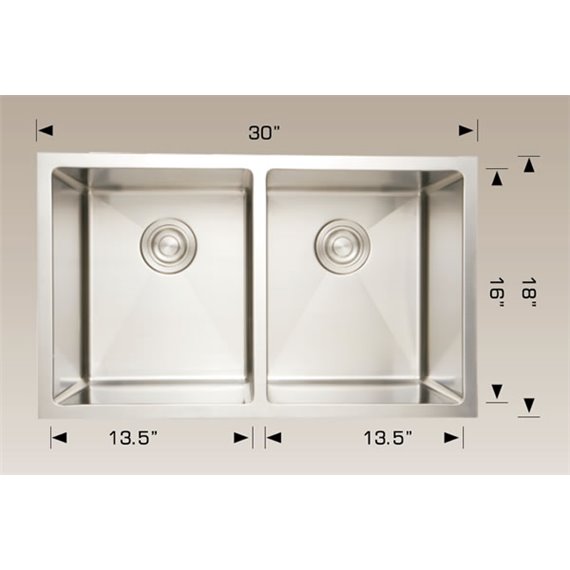 Bosco 203319 Plus Deluxe Plus Series Stainless Steel Kitchen Sink