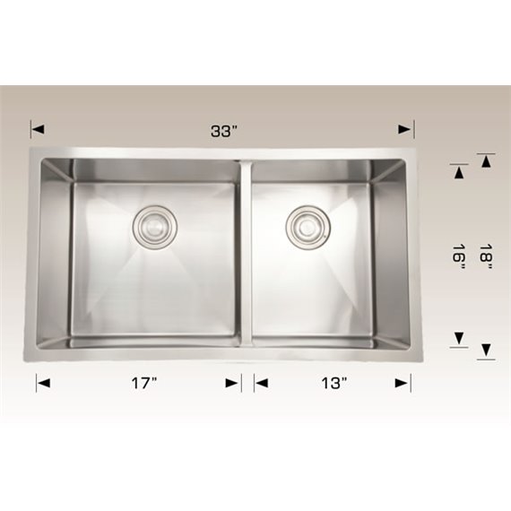 Bosco 203321M Plus Deluxe Plus Series Stainless Steel Kitchen Sink