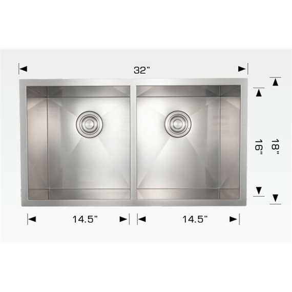 Bosco 203331 Plus Elegant Plus Series Stainless Steel Kitchen Sink