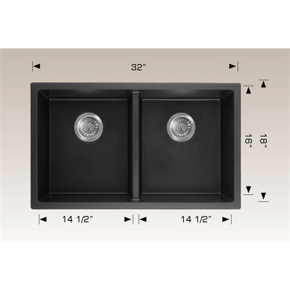 Bosco 205055M Granite Series Kitchen Sinks