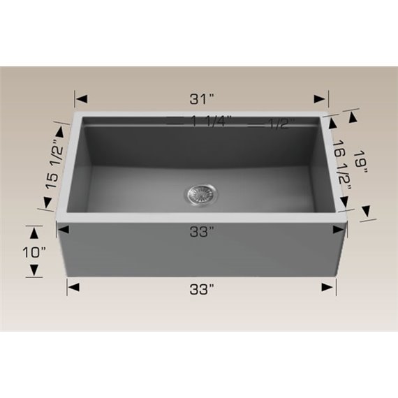 Bosco 205133M Granite Series Kitchen Sinks