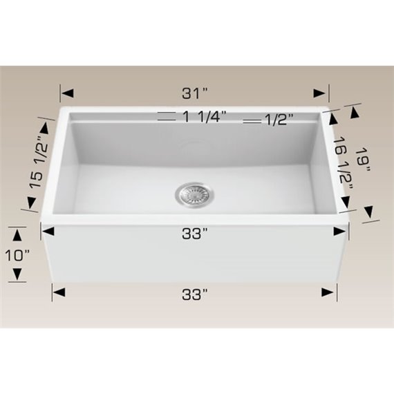 Bosco 205333M Granite Series Kitchen Sinks