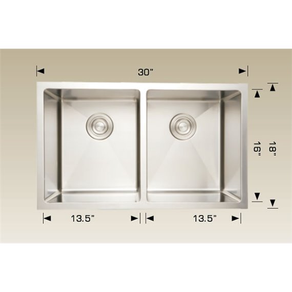 Bosco 208008 Plus Standard Plus Series Stainless Steel Kitchen Sink