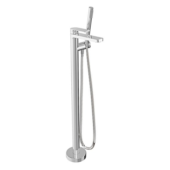 Baril B04-1100-00 PETITE B04 Floor-Mounted Tub Filler With Hand Shower 