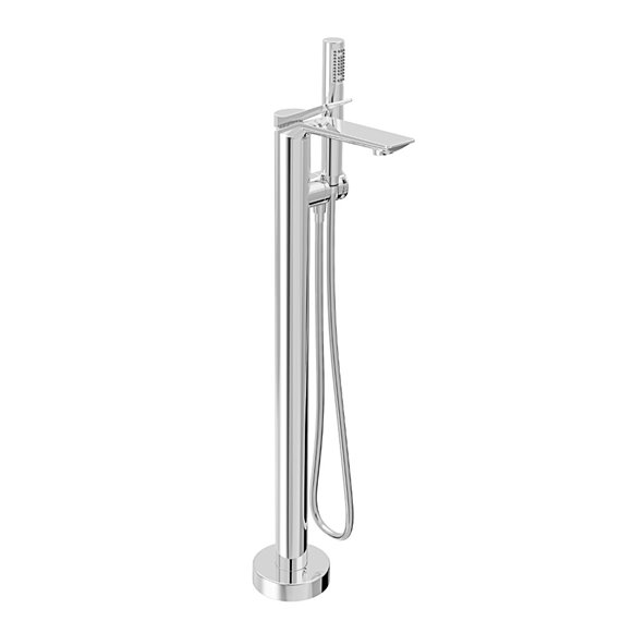 Baril B46-1100-00 PROFILE B46 Floor-Mounted Tub Filler With Hand Shower 