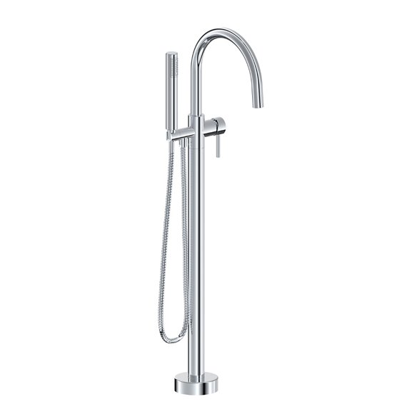 Baril B66-1100-02 ZIP B66 Floor-Mounted Tub Filler With Hand Shower 