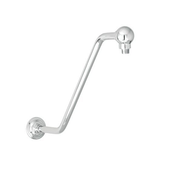 Baril BRA-1712-02  17" Z-Shaped Shower Arm With Flange