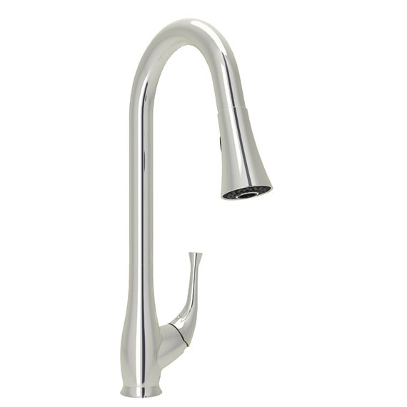 Baril CUI-1070-02L  High Single Hole Kitchen Faucet With 2-Function Pull-Down Spray