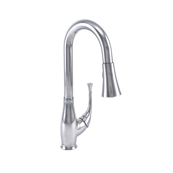 Baril CUI-1075-02L  Single Hole Bar / Prep Kitchen Faucet With 2-Function Pull-Down Spray