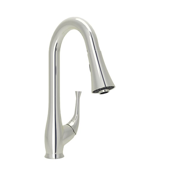 Baril CUI-1075-02L  Single Hole Bar / Prep Kitchen Faucet With 2-Function Pull-Down Spray