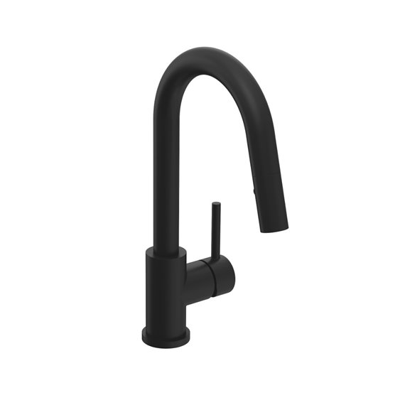 Baril CUI-2040-35L  Single Hole Bar / Prep Kitchen Faucet With 2-Function Pull-Down Spray