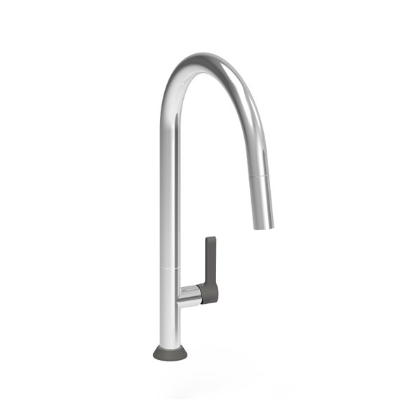 Baril CUI-9335-02L  High Single Hole Kitchen Faucet With 2-Function Pull-Down Spray