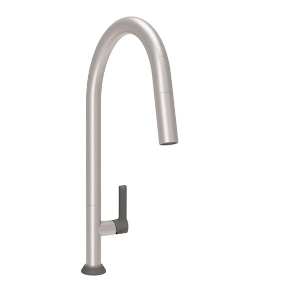 Baril CUI-9335-02L  High Single Hole Kitchen Faucet With 2-Function Pull-Down Spray