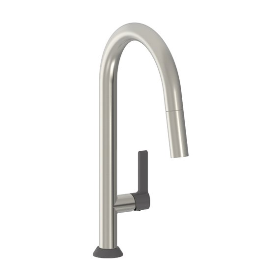 Baril CUI-9340-02L  High Single Hole Kitchen Faucet With 2-Function Pull-Down Spray