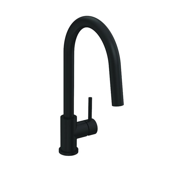 Baril CUI-9540-35L  Modern Single Hole Kitchen Faucet With Single Lever And 2-Function Pull-Down Spray