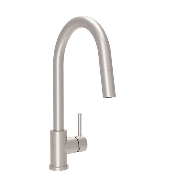 Baril CUI-9540-35L  Modern Single Hole Kitchen Faucet With Single Lever And 2-Function Pull-Down Spray