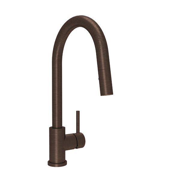 Baril CUI-9540-35L  Modern Single Hole Kitchen Faucet With Single Lever And 2-Function Pull-Down Spray