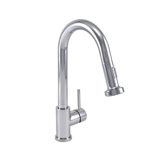 Baril CUI-9540-47L  Modern Single Hole Kitchen Faucet With Single Lever And 2-Function Pull-Down Spray