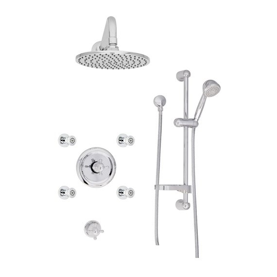 Baril PRO-3700-16 NAUTICA B16 Complete Thermostatic Shower Kit