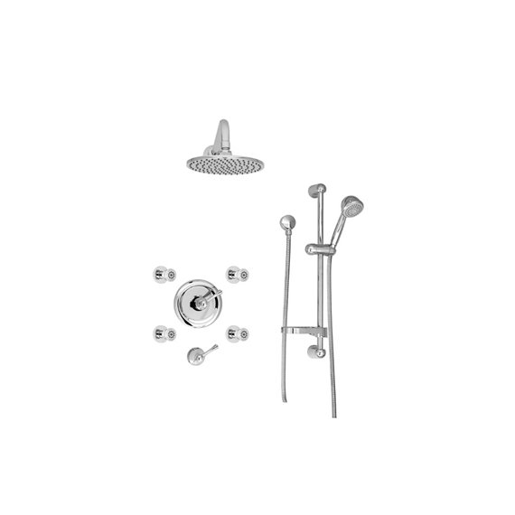 Baril PRO-3700-19 TRAD B19 Complete Thermostatic Shower Kit