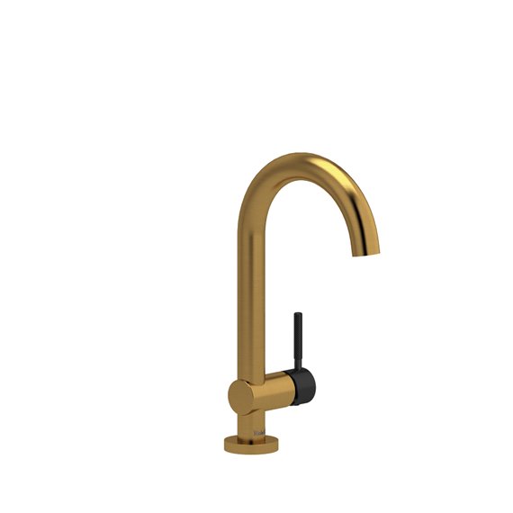 Riobel RIU Knurled RU00KN Single hole lavatory faucet without drain