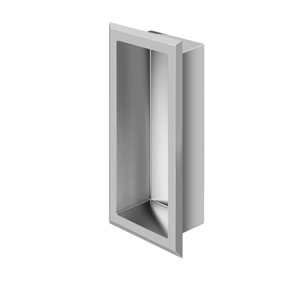 Zitta Stainless steel polished niche 6'' x 12'' x 3'' - 152mm x 305mm x 76mm