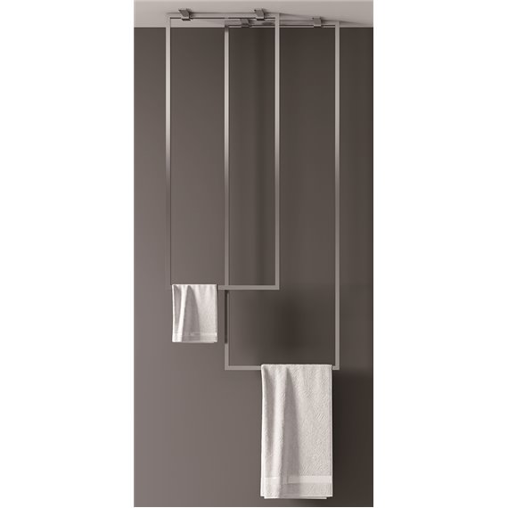 Zitta Ceiling towel rack 48'' x 18'' - 1200 x 450