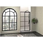 Zitta Mecanex 60'' straight shower door black clear RIGHT