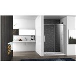 Zitta Slim 48 chrome straight shower door