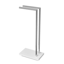 Slik Freestanding towel rack matte white 26 9/16'' x 12...