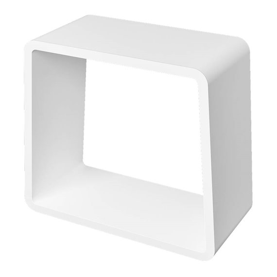 Slik Seat matte white, 18 7/8'' x 16 9/16'' x 8 11/16''