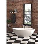 Slik Bath Logan slikcast matte white  61 7/16 '' x 29 5/16'' Elevation