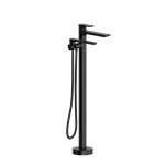 Riobel Fresk TFR39 2-way Type T (thermostatic) coaxial floor-mount tub filler with hand shower trim (Without Rough-in)