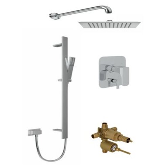 ROHL Quartile 2-Way Pressure Balance with Slidebar and Showerhead